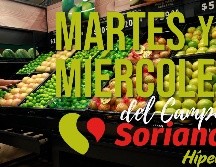 Este es el listado completo de ofertas para el Martes y Miércoles del Campo en Soriana. LE INFORMADR / ARCHIVO