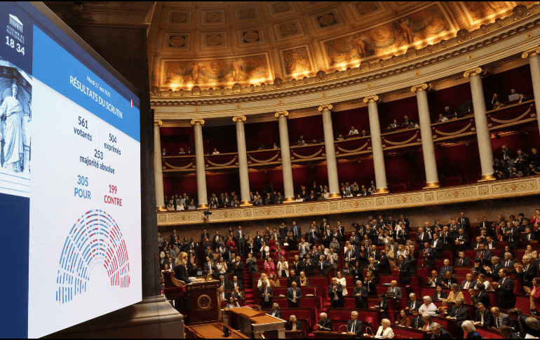 La Asamblea Nacional francesa aprueba la legalización de la eutanasia. AP Foto/M. Euler.