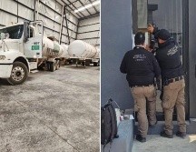 La manguera derivaba a un parque industrial en el que desde el exterior se observaban varios tanques que desprendían un fuerte olor a hidrocarburo. ESPECIAL