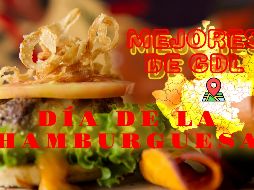 Anímate a probar las mejores hamburguesas de Guadalajara, según la IA, especialmente hoy en su celebración por el Día de la Hamburguesa. EL INFORMADOR / ARCHIVO
