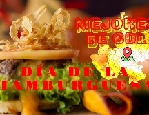 Anímate a probar las mejores hamburguesas de Guadalajara, según la IA, especialmente hoy en su celebración por el Día de la Hamburguesa. EL INFORMADOR / ARCHIVO