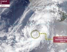 Este miércoles se formó la depresión tropical Uno-E en las costas de Guerrero, marcando el inicio de la temporada de ciclones tropicales 2025 en el océano Pacífico, según dio a conocer el Servicio Meteorológico Nacional (SMN). X / Conagua