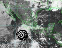 Este es el primer ciclón que se forma en el Pacífico en la temporada de lluvias 2025. ESPECIAL / SMN