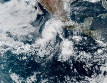 Se espera que la tormenta Alvin se intensifique hasta la madrugada del viernes. EFE/ NOAA.