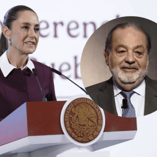 ¿De qué habló Sheinbaum con Carlos Slim en Palacio Nacional?