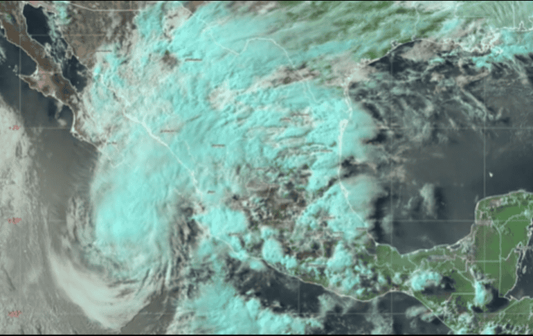 Este viernes por la tarde, la tormenta tropical Alvin se localizaba a unos 420 kilómetros al suroeste de Cabo Corrientes, Jalisco.X/@conagua_clima