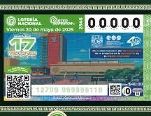 El billete del Sorteo Superior 2846 celebró el 40 aniversario de la Defensoría de la UNAM. X/lotenal