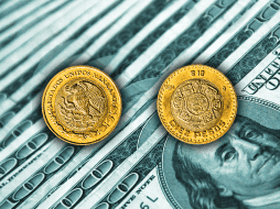 El peso despidió mayo en 19.44 unidades por dólar al mayoreo. ESPECIA / CANVA