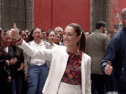 Claudia Sheinbaum emitió su voto este domingo 1 de junio. ESPECIAL