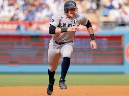 Ben Rice encaminó a la ofensiva de Nueva York frente a los campeones Dodgers. AFP