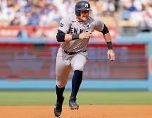 Ben Rice encaminó a la ofensiva de Nueva York frente a los campeones Dodgers. AFP