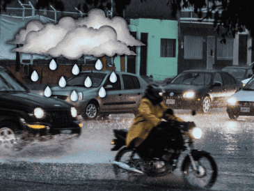 Las lluvias fuertes a puntuales intensas podrían generar encharcamientos, inundaciones y deslaves, y ocasionar el incremento en los niveles de ríos y arroyos. EL INFORMADOR / ARCHIVO