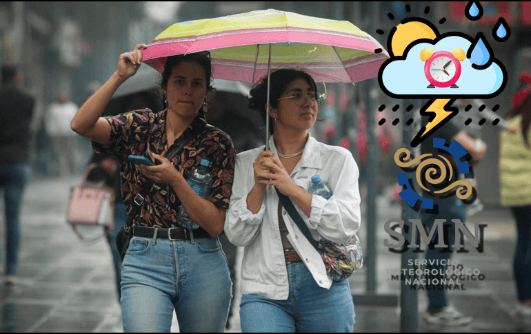Se esperan lluvias a partir de esta hora en Edomex y CDMX; mantente alerta. SUN / ARCHIVO
