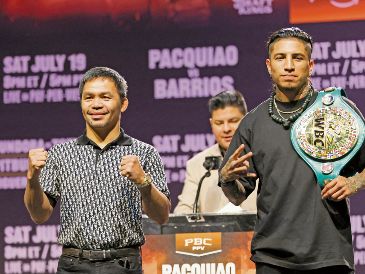 Pacquiao, de 46 años, aseguró que su retorno no será por una sola pelea. AFP/P. Fallon