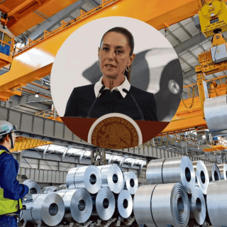 Sheinbaum reacciona al 50% de aranceles al acero y aluminio