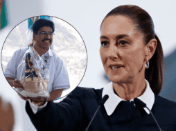 Sheinbaum describió a Aguilar como un hombre sencillo, pero “con una enorme inteligencia y sensibilidad social”. EFE/M. Guzmán SUN/ESPECIAL