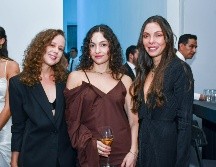 Julia Dávalos, Valeria Villegas e Isabella Landeros durante el cóctel Tiffany & Co. en el MAZ. GENTE BIEN JALISCO / M. Rached