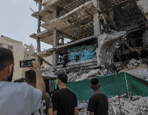 Israel bombardea por undécima vez el hospital Al Aqsa en el centro de la Franja de Gaza. EFE/M. Saber.