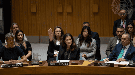 Estados Unidos veta una resolución para propiciar la ayuda humanitaria en Gaza
. EFE/M. Garten.