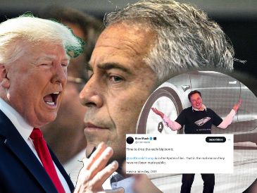 Elon Musk relacionó a Donald Trump con Jeffrey Epstein en una publicación de X. AP / EFE / ARCHIVO