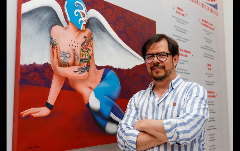 La muestra reúne alrededor de cien piezas, entre fotografías provenientes de la Colección y Archivo Fundación Televisa, dos pinturas de Sergio Arau de la Colección MUSA y documentos clave en la memoria visual y cultural del país. EL INFORMADOR / H. Figueroa