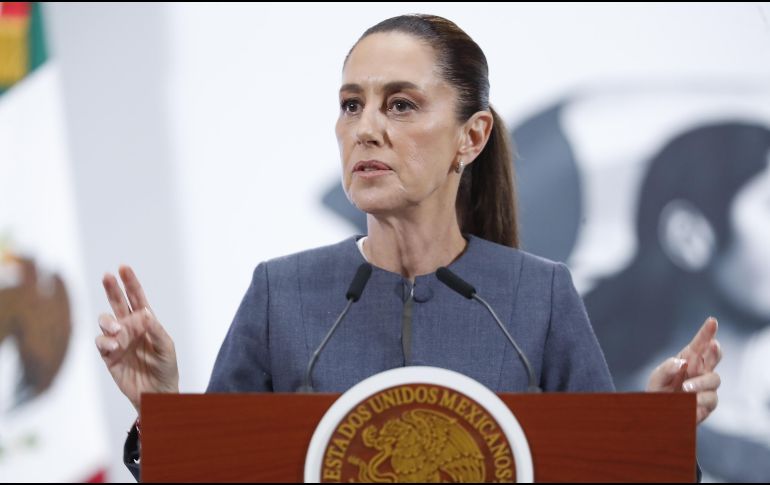 Hay una estrategia para atender la seguridad y nos coordinamos y colaboramos con Estados Unidos. No nos subordinamos. EFE/M. Guzmán