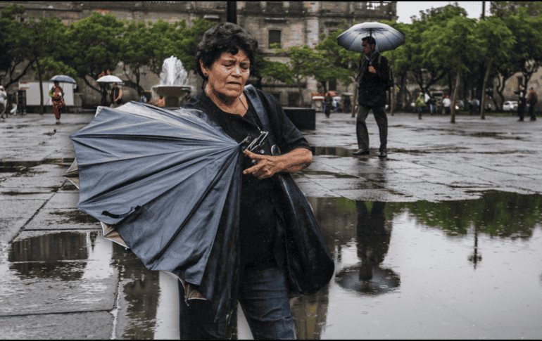 Hay altas posibilidades de que las lluvias se presenten en el Área Metropolitana de Guadalajara. EL INFORMADOR / ARCHIVO