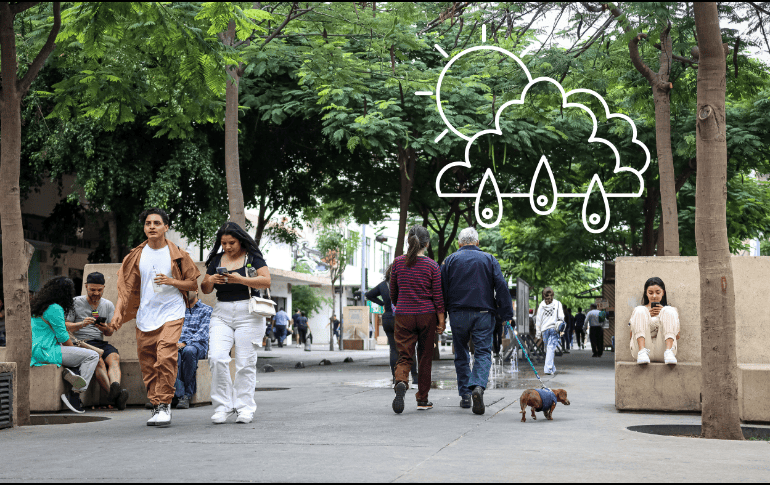 El Instituto de Astronomía y Meteorología prevé probabilidad de lluvia en el centro del Estado hacia la zona costera. EL INFORMADOR/ARCHIVO
