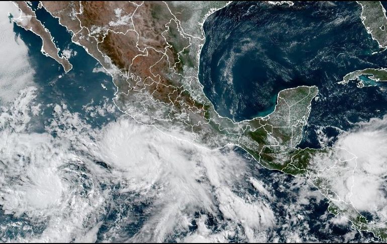 Este es el pronóstico de lluvias para hoy 08 de junio de 2025. ESPECIAL / NOAA