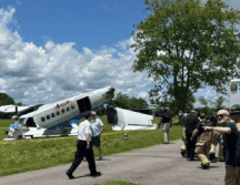Una aeronave con varias personas a bordo se estrelló este domingo en el condado de Coffee (Tennessee, EU). ESPECIAL