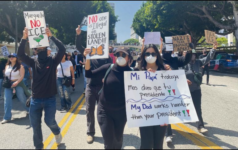 Los habitantes de la urbe californiana no tolerarán que se militarice la ciudad con la presencia de elementos federales. EFE