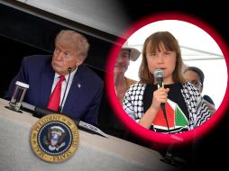 El presidente de Estados Unidos fue cuestionado acerca del incidente entre Greta Thunberg y las autoridades de Israel. EFE / EPA / YURI GRIPAS / ARCHIVO