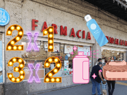 Farmacias Guadalajara, ofrece hoy, 10 de junio, ofertas del 2x1 y 3x2 en productos seleccionados. EL INFORMADOR/ ARCHIVO