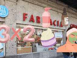 Farmacias Guadalajara, ofrece hoy, 11 de junio, ofertas del 2x1 y 3x2 en productos seleccionados. ESPECIAL/ FARMACIA GUADALAJARA