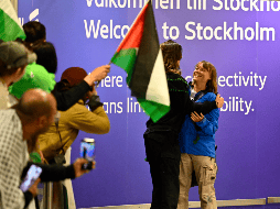 Israel saca de aislamiento penitenciario a eurodiputada francesa de la Flotilla. EFE/A. Wiklund