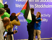 Israel saca de aislamiento penitenciario a eurodiputada francesa de la Flotilla. EFE/A. Wiklund