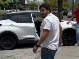 El incidente ocurrió cuando el ciclista, al ver la actitud imprudente del automovilista, le pidió que respetara tanto las señales de tránsito como a los usuarios de la vía. ESPECIAL