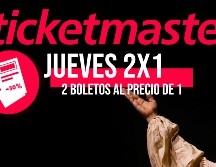 Esta es la lista completa de conciertos que están al 2x1 en Ticketmaster el día de hoy. EL INFORMADOR / ARCHIVO