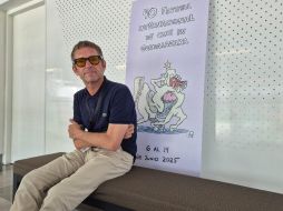 Uri Altell, director del Festival In-Edit, compartió en conversación con EL INFORMADOR cómo el FICG es una plataforma obligatoria que ha dado un lugar importante al documental. EL INFORMADOR/ F. SALCEDO.