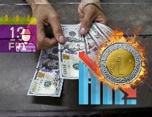 El dólar estadounidense mostró una apreciación significativa en viernes 13 tras el escalamiento de las tensiones en Medio Oriente. EL INFORMADOR / ARCHIVO