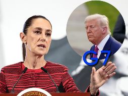 La Presidenta Sheinbaum participará en la Cumbre del G7 en Canadá en donde espera reunirse con Donald Trump. EFE / Jose Mendez