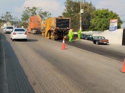 La SICT informó que, en total, serán 3.8 kilómetros en los que se realizarán trabajos de fresado de la carpeta asfáltica.