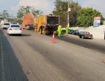 La SICT informó que, en total, serán 3.8 kilómetros en los que se realizarán trabajos de fresado de la carpeta asfáltica.