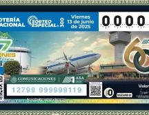 El Sorteo Especial 300 reconoció a a Aeropuertos y Servicios Auxiliares en su 60 aniversario. X/lotenal