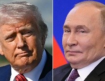 Donald Trump y Vladímir Putin, presidentes de Estados Unidos y Rusia, respectivamente. AFP / ARCHIVO