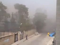 Medios iraníes informaron de explosiones en las zonas de Shahrak Gharb, Saadat Abad y Punak en el oeste de la capital. ESPECIAL