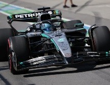 George Russell se alzó como ganador del Gran Premio de Canadá 2025. EFE / S. THEW