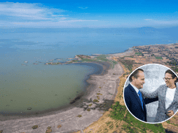 El alcalde informó que continúa el proceso para firmar un convenio con la Comisión Nacional del Agua (CONAGUA), a fin de que el municipio tenga facultades legales para intervenir en las zonas federales del Lago de Chapala que han sido invadidas ilegalmente. ESPECIAL/ EL INFORMADOR/ A. Navarro.