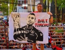 La afición demostró su descontento con la salida del defensor argentino. CORTESÍA/ ATLAS FC.