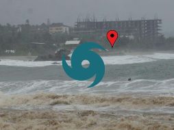 Se mantiene zona de prevención por efectos de vientos de tormenta tropical desde el oeste de Acapulco, Guerrero, hasta Técpan de Galeana, Guerrero. SUN / RDB